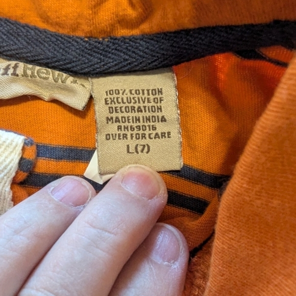 Set of 2 boy's shirts. Green Quicksilver size XL. Orang Ruff Hewn size 7. - Picture 2 of 10